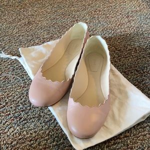 Like new Chloe Scallop flats